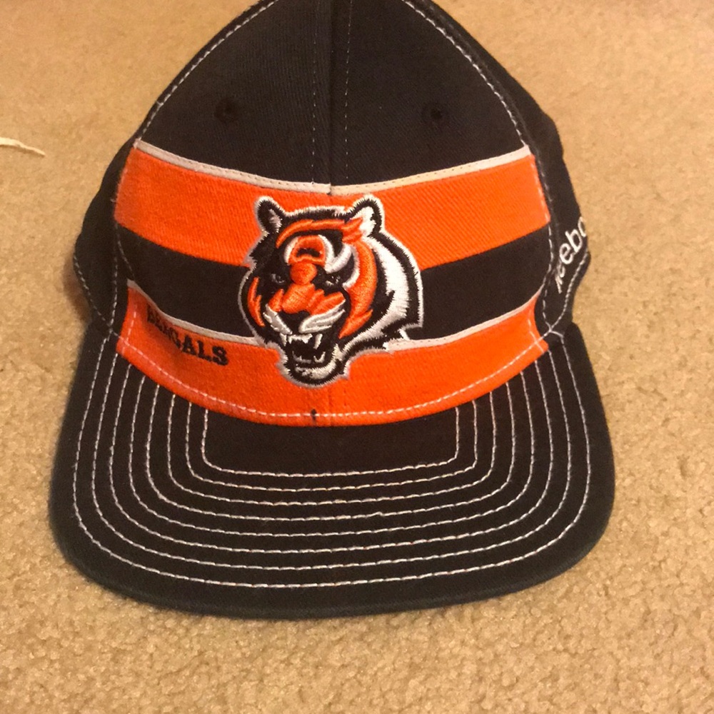 Cincinnati Bengals striped flat hat